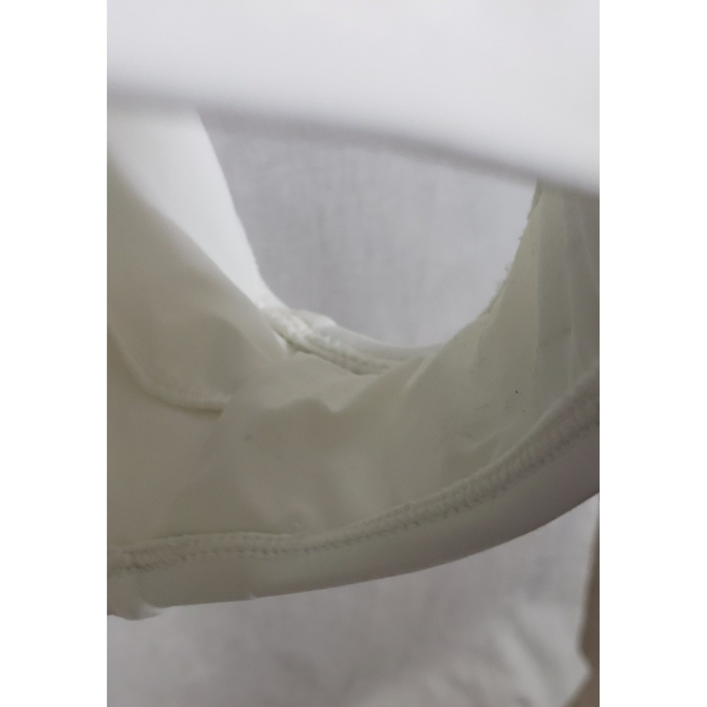 La Blanca Island Goddess White V-Neck Crisscross One Piece Swimsuit 20W Resort - Picture 5 of 11